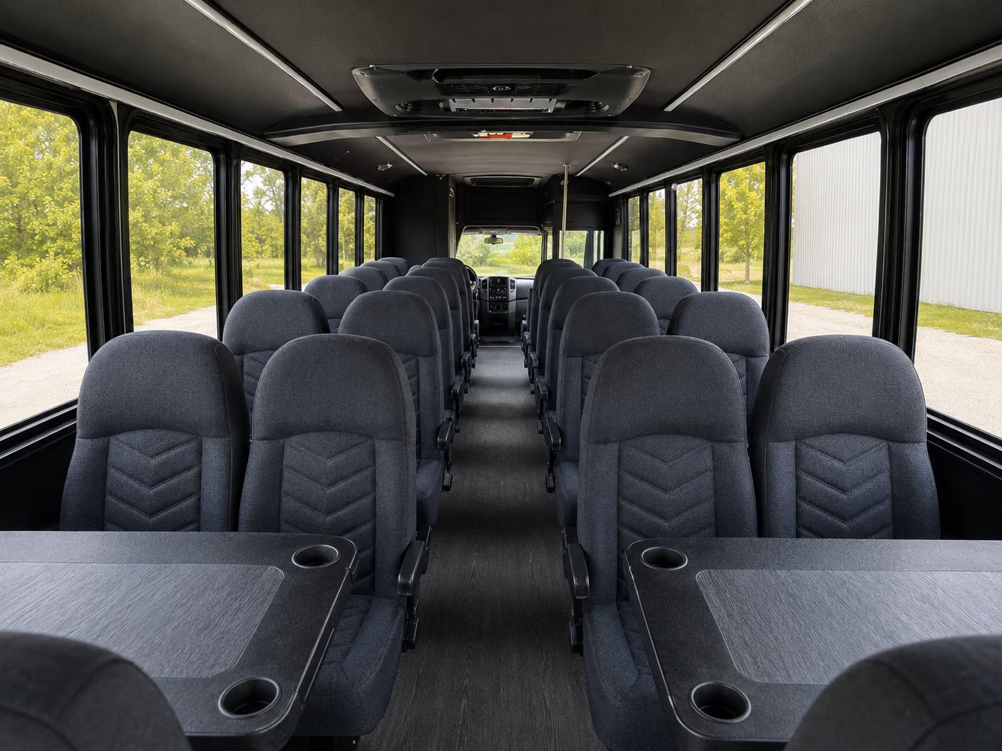santa cruz 15 passenger minibus interior