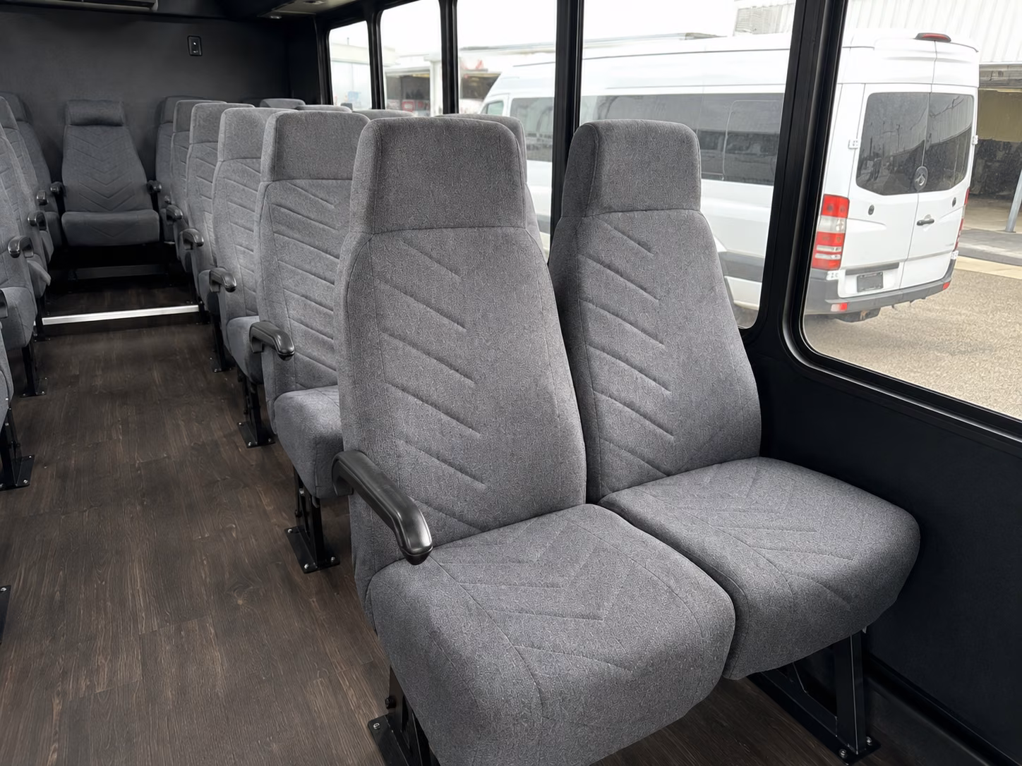 santa cruz 20 passenger minibus inside