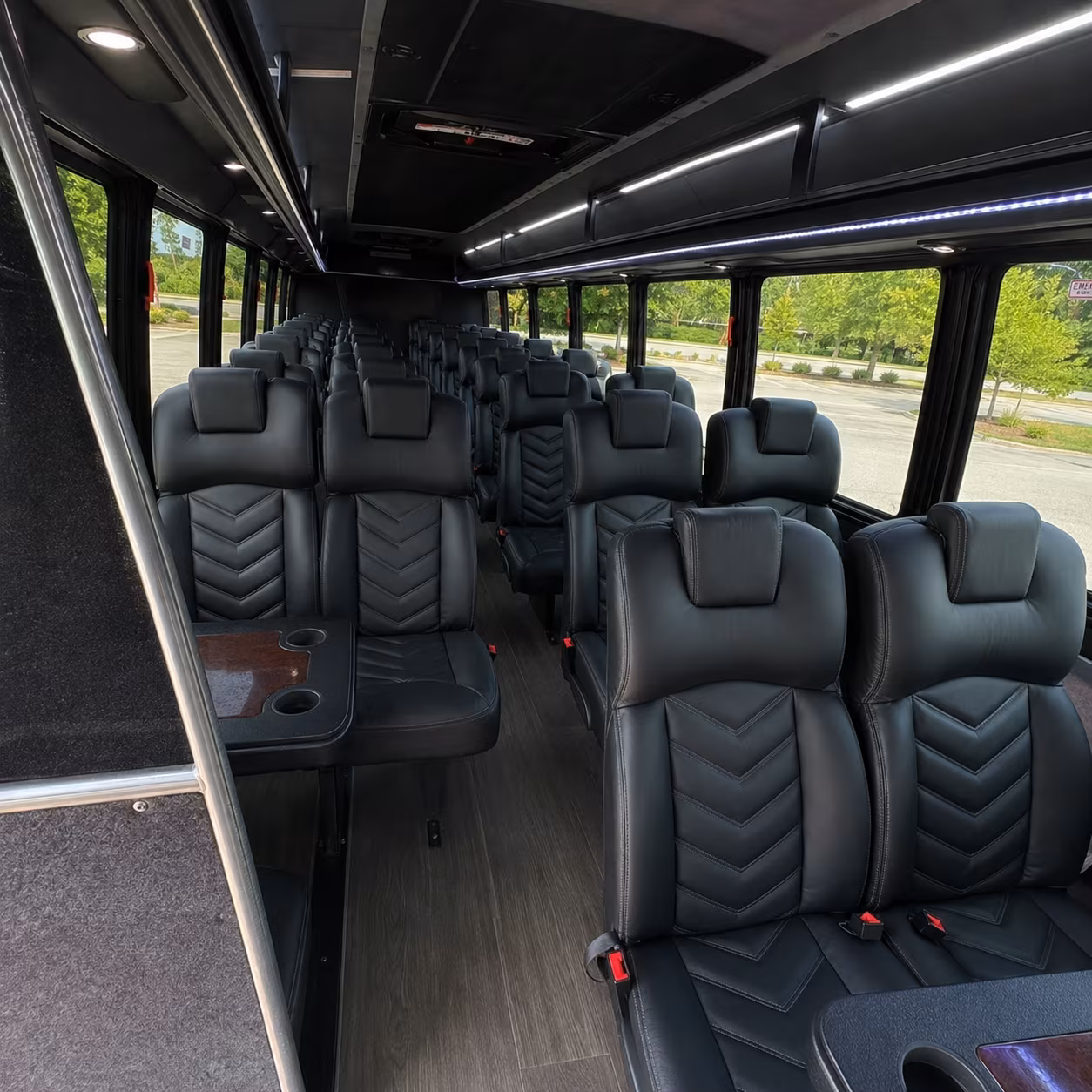 santa cruz 25 passenger minibus inside