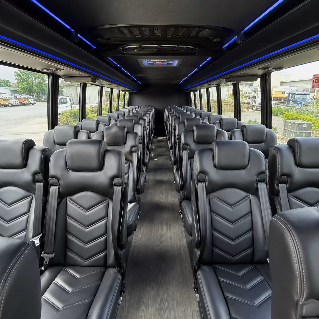 santa cruz 25 passenger minibus interior
