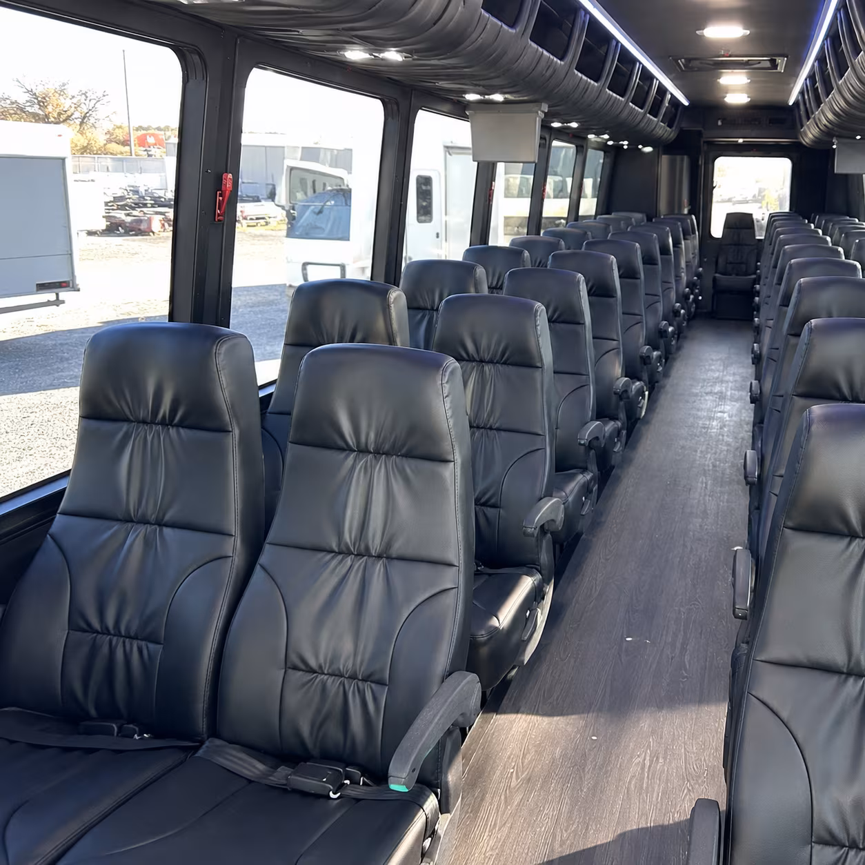 santa cruz 28 passenger minibus interior