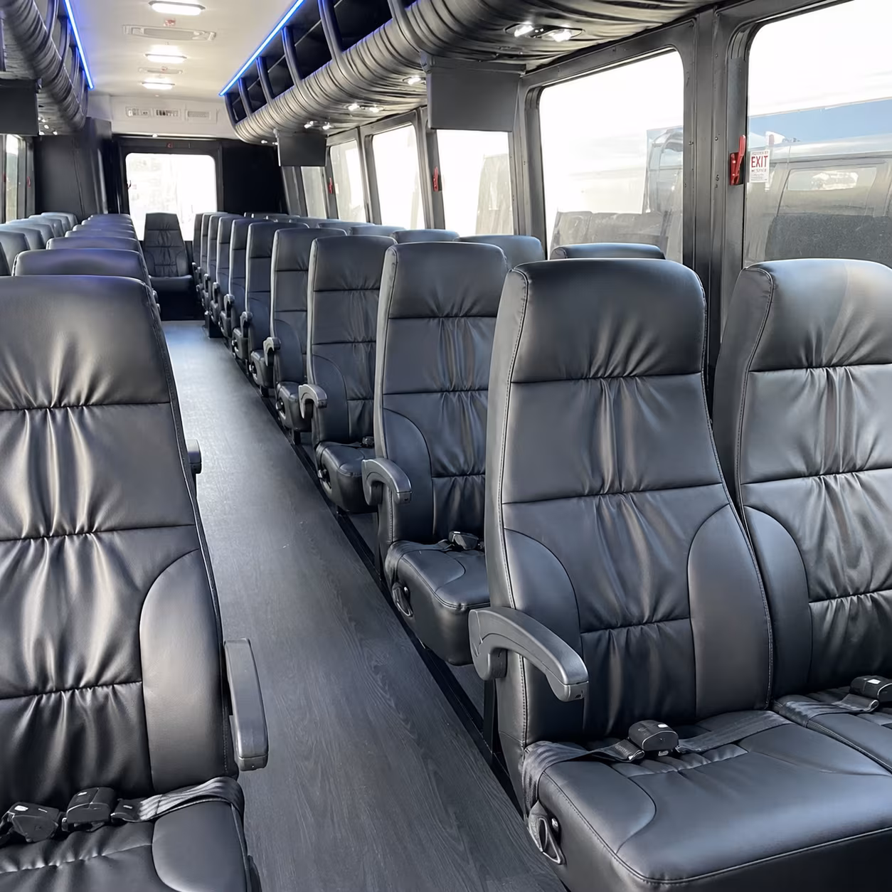 santa cruz 30 passenger minibus inside