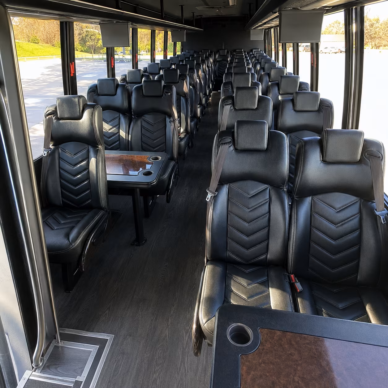 santa cruz 35 passenger minibus inside