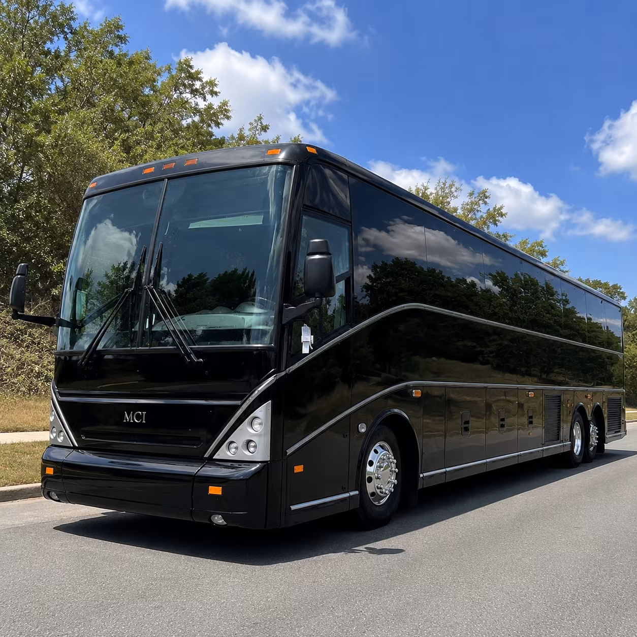 santa cruz 56 passenger charter bus
