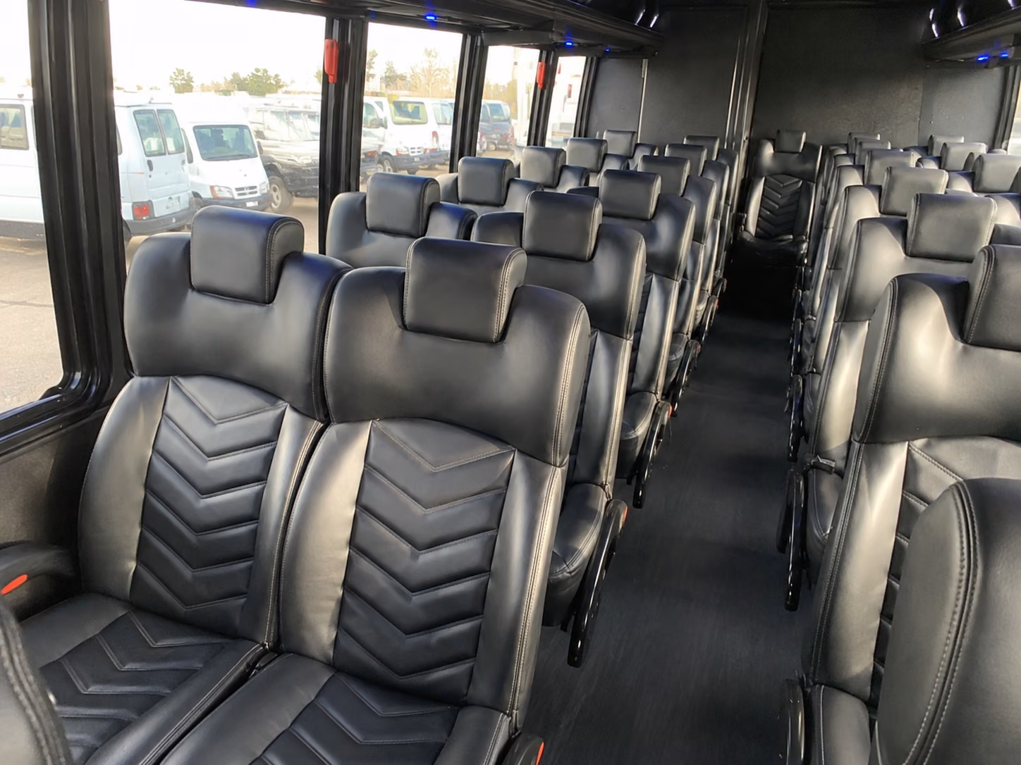 santa cruz long distance transportation onboard seating
