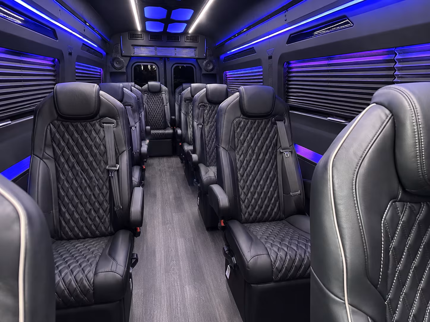 santa cruz sprinter van with driver inside