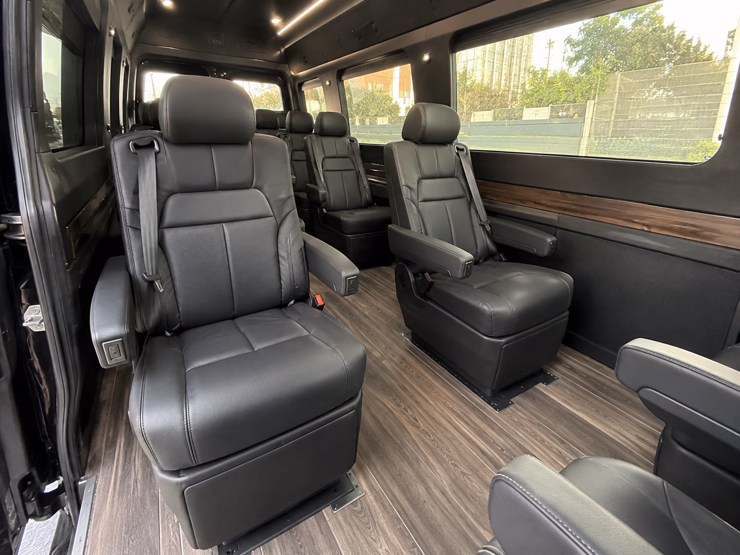 santa cruz sprinter van with driver interior